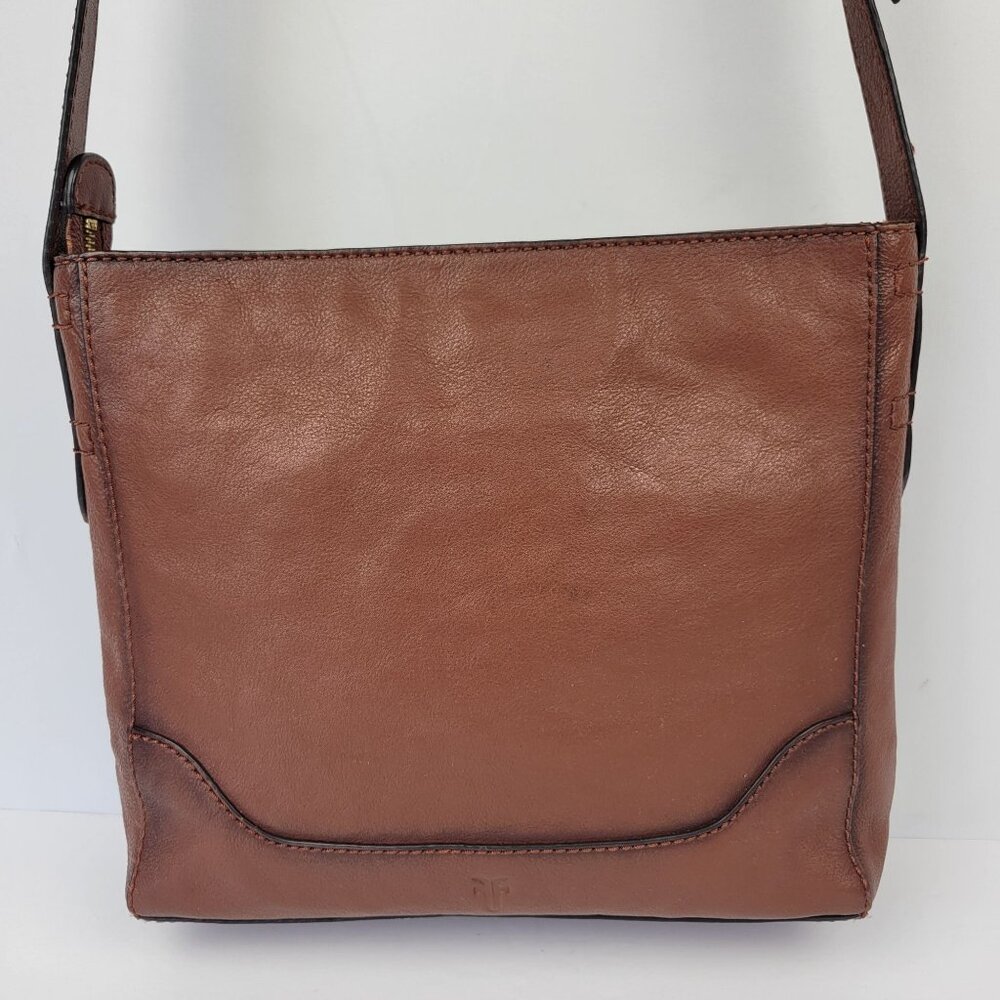 Frye Brown Leather Crossbody Bag